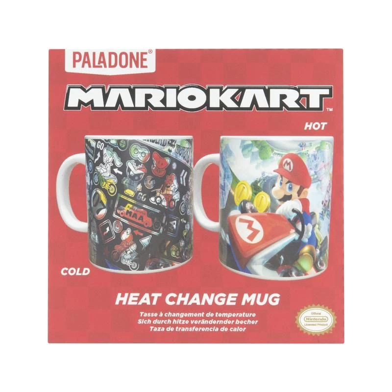 Mug Paladone Mario Kart Heat Change Daudzkrāsu PP8307NN