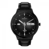 Smartwatch Garett Quantum — melns nerūsējošais tērauds