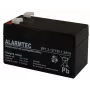 Aizzīmogots VRLA AGM akumulators Alarmtec EMU Electronic BP 1.2-12 — 12 V, 1,2 Ah, 43×59 mm, 570 g