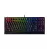 Mehāniskā spēļu tastatūra Razer MelnsWidow V3 Tenkeyless — USB, QWERTY US, Razer dzeltena slēdži, RGB apgaismojums, melna