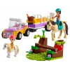 LEGO Friends Zirga un ponija piekabes dzīvnieku rotaļlietu komplekts 42634