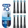 Rezerves zobu birstes galviņas Oral-B IOUR8BK 8 gab., melna