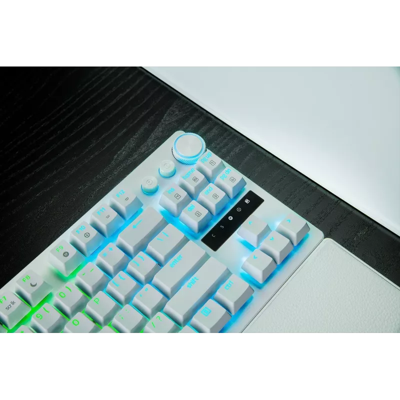 Razer Huntsman V3 Pro Tenkeyless 8KHz | Spēļu tastatūra | Vadu | ASV | Balta | Razer Analog Optical Switch Gen-2