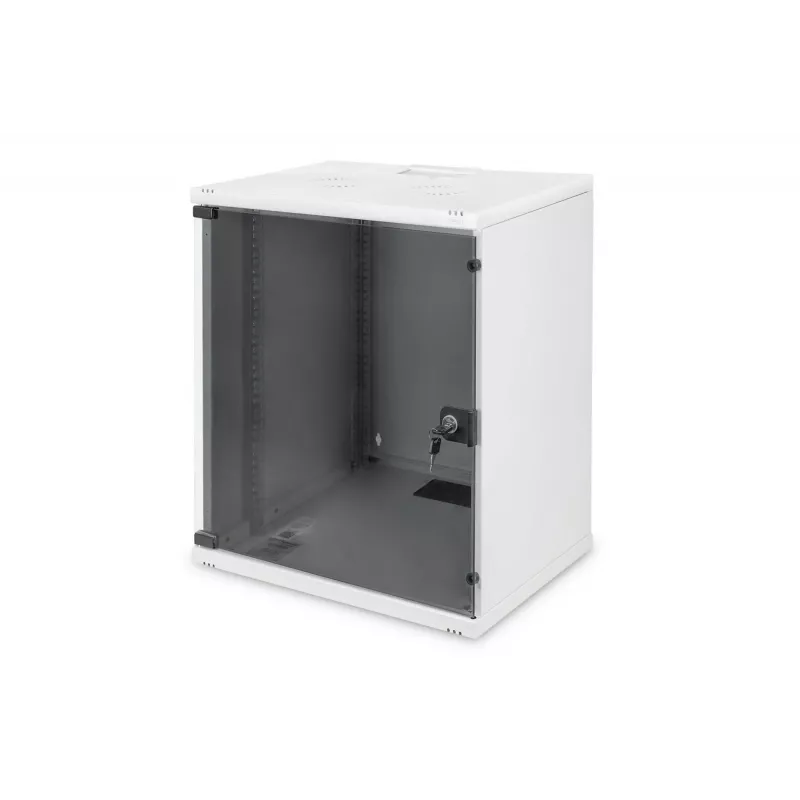 DIGITUS Compact Series DN-19 12-U-S-1 - sienas skapis - gaiši pelēks, RAL 7035 - 12U - 48,3 cm (19) (DN-19 12-U-S-1)