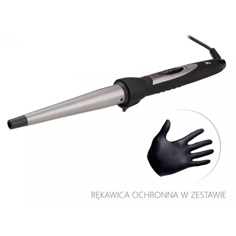 Matu locējamais gludeklis LAFE LKC004 25 mm cilindrs, keramikas pārklājums