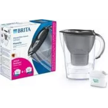Ūdens filtrēšanas krūze BRITA Marella Graphite ar 1 ALL-in-1 kārtridžu un 1 Extra Lime kārtridžu