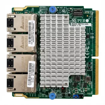 Super Micro Supermicro AOC-MTG-i4S - tīkla adapteris - 10 Gigabit SFP+ x 4 (AOC-MTG-I4S-O)