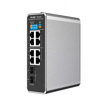 Ruijie Networks RG-NIS2100 Managed L2 Gigabit Ethernet (10/100/1000) Power over Ethernet (PoE) melns, nerūsējošais tērauds