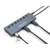 DeLOCK 63410 USB 3.2 Gen 1 Type-C centrmezgls 5000 Mbit/s Zils