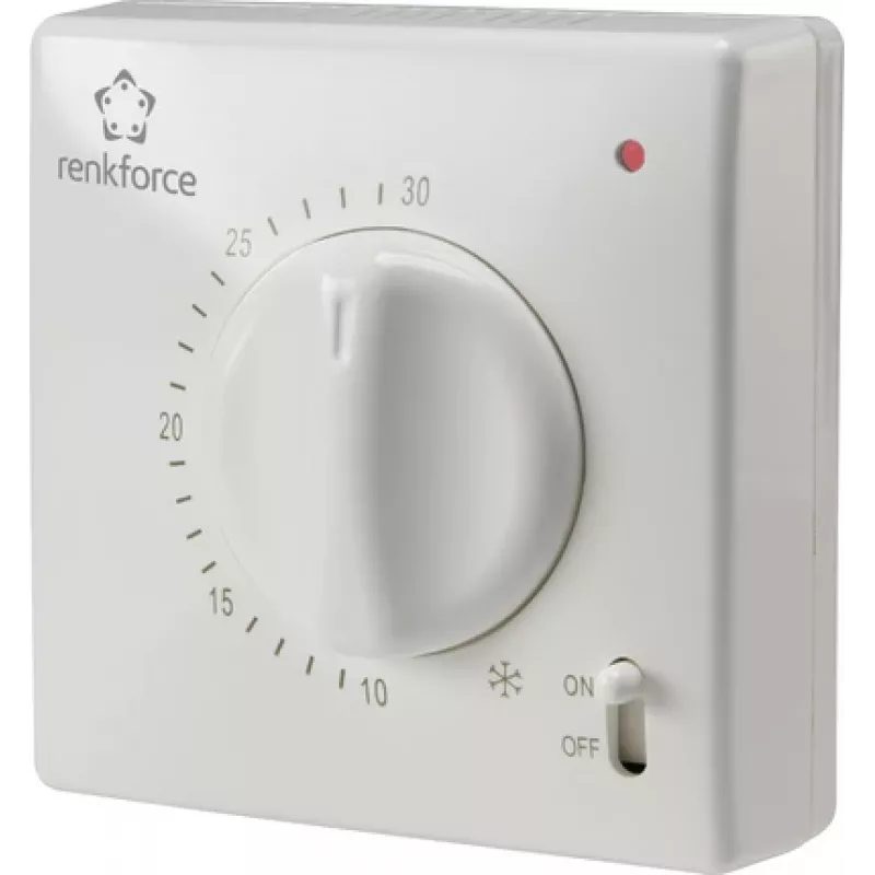 Telpas termostats Renkforce TR-93 programmējams, temperatūras diapazons 5–30°C