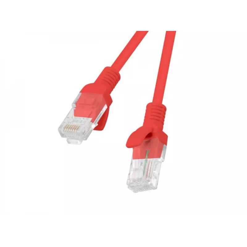 tīkla kabelis LANBERG PATCHCORD KAT.5E UTP 1M Red