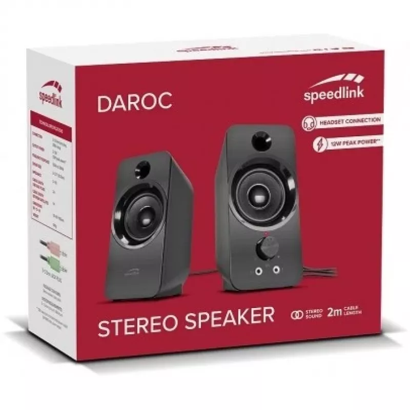 SPEAKER SPEEDLINK DAROC 6 W