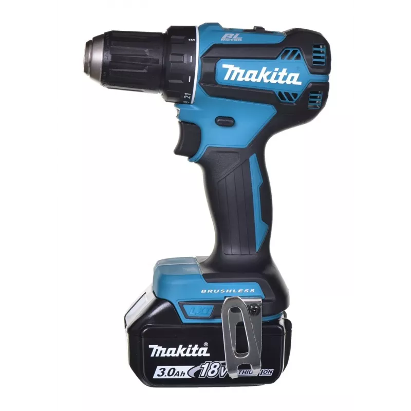 MAKITA DDF485RF3J Urbjmašīna 3x 18V 3Ah