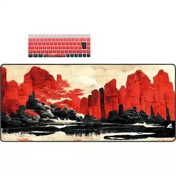 Mehāniskā spēļu tastatūra Sharkoon SKILLER SGK50 S3 sarkanā/melnā ar RGB apgaismojumu