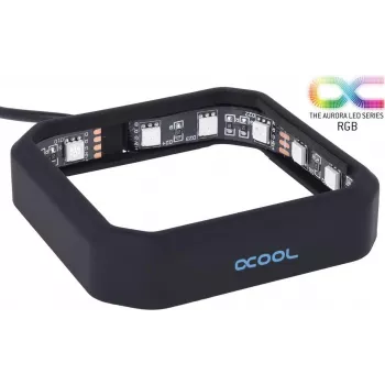 Alphacool Aurora XPX RGB Frame - Melns (12893)