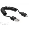 USB kabelis DeLOCK USB 2.0-A/USB micro-B 0,6m