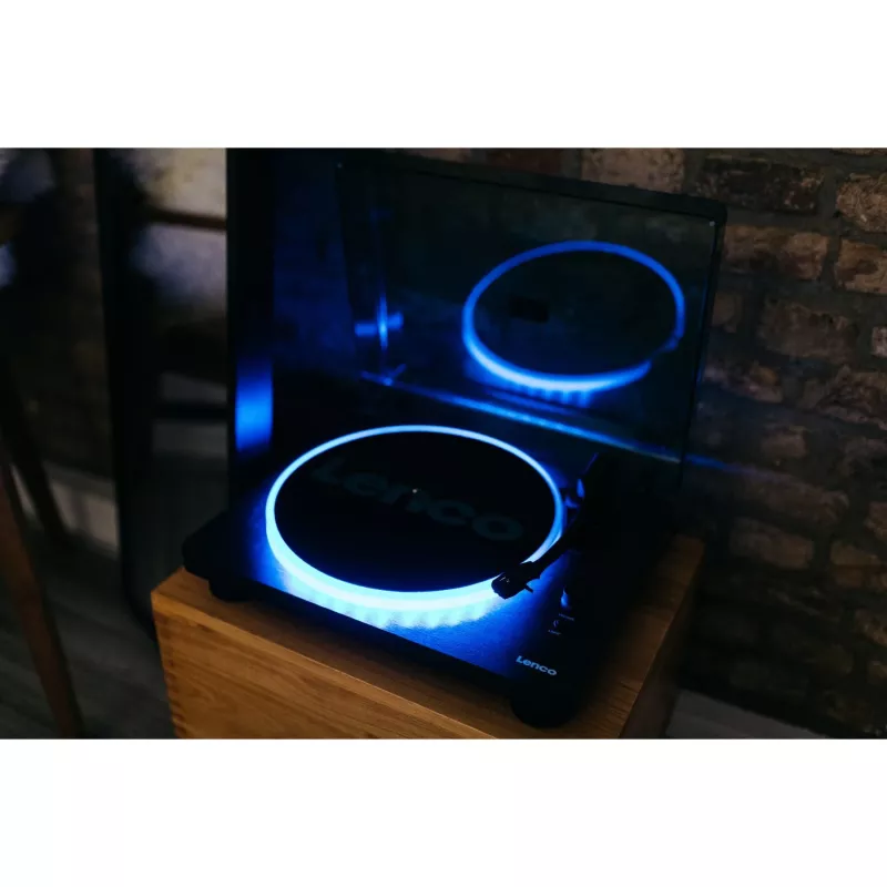 Lenco LS-50LED - Atskaņotājs - 4 W (kopā) - Melns (A004784)