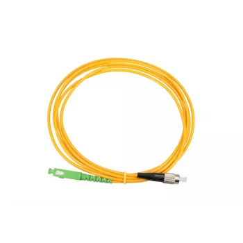 Optiskās šķiedras ielāpu vads Extralink SC/APC–FC/UPC simplex G.657.A1 3.0 mm 2 m (FTTH)