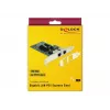 Delock PCIe karte 2x Gigabit LAN tīkla adapteris