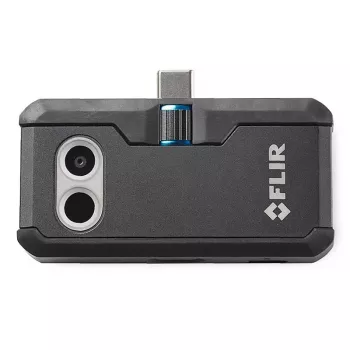 Termokamera FLIR FP3IC 160×120 px, 8,7 Hz, NETD 150 mK, -20–400 °C, USB‑C, metāla korpuss