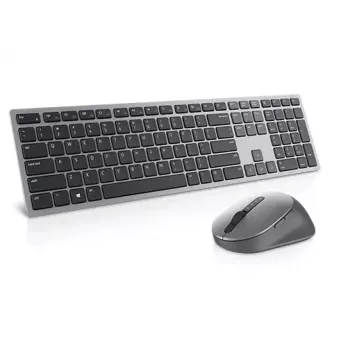 Bezvadu tastatūras un peles komplekts Dell KM7321W Titan pelēka ar iekļautām baterijām