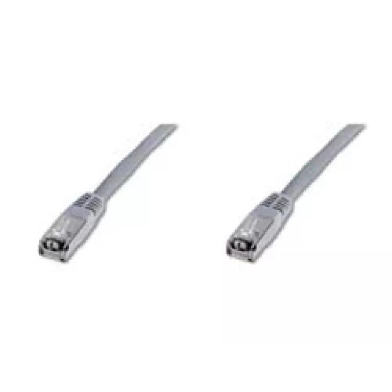 tīkla kabelis Digitus CAT 5e SF/UTP Patch Cord RJ-45 Cat5e 10m pelēka