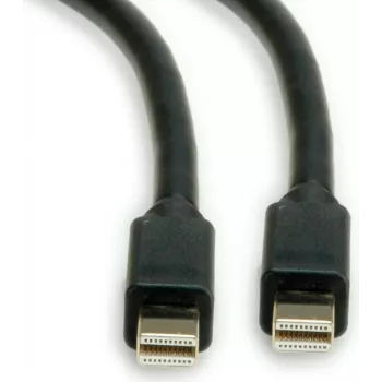 Roline DisplayPort savienojuma kabelis 1.00 m 11.04.5817 Ekranēts Melns [1x Mini-DisplayPort spraudnis - 1x Mini-DisplayPort spraudnis] (11.04.5817)