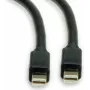 Roline DisplayPort savienojuma kabelis 1.00 m 11.04.5817 Ekranēts Melns [1x Mini-DisplayPort spraudnis - 1x Mini-DisplayPort spraudnis] (11.04.5817)