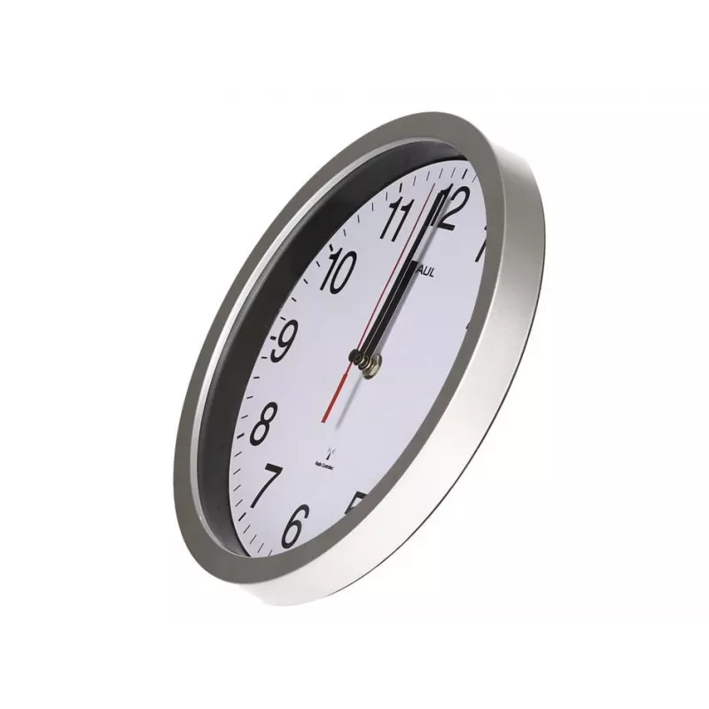 Jakob Maul GmbH MAUL Wanduhr MAULrun, sienas, aplis, balta, plastmasa, AA, 1,5 V
