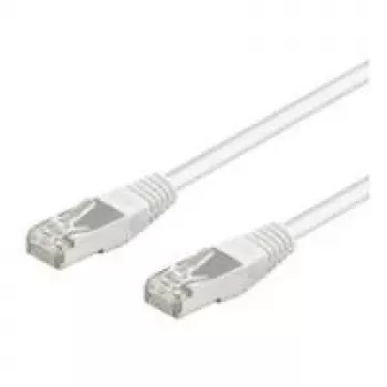 Wentronic Goobay CAT 5e komutācijas kabelis, SF/UTP, balts, 50 m - CCA vara maisījums (93487)
