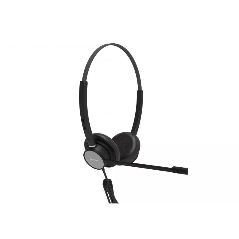 Austiņas Tellur Voice 420 vadu austiņas binaurālas melnas TLL411006