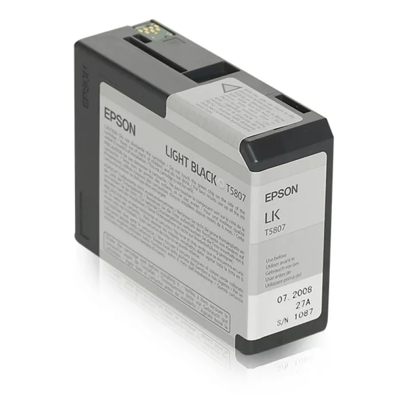Epson Singlepack Light Black T580700, Light black, Pigment-based ink, 80 ml, 1 pc(s)
