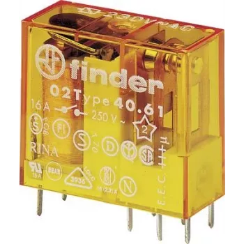 Finder iespiedshēmas plates jaudas relejs 230 V maiņstrāva 1,2 VA (40.61.8.230.4000)