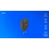 Āra lādētājs SAVIO LA-06/B USB Type-C 30W Power Delivery 1x USB-C melns, 5–20V, 3A/9V, 3A/5V, 3A/12V, 2.1A