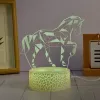 Manta SNL116RGB RGB 3D zirgu dekoratīvā LED lampa