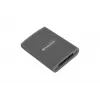 Transcend RDE2 karšu lasītājs USB 3.2 Gen 2 Type-C pelēks
