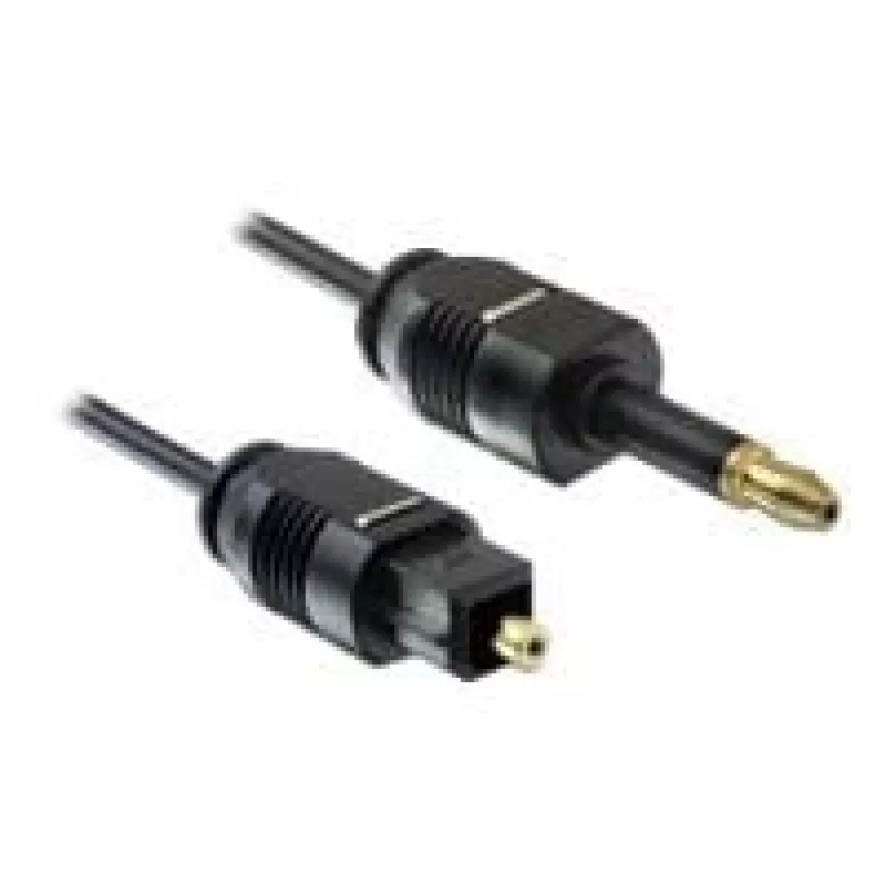 Toslink audio kabelis DeLOCK 82876 2m Mini-TOSLINK Melns