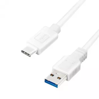 LogiLink USB kabelis USB 3.2 Gen1 (USB 3.0 / USB 3.1 Gen1) USB-A spraudnis, USB-C spraudnis 0,50 m Balts CU0173