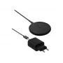 Bezvadu lādētājs Belkin WIA012KQBK 15W ar 20W strāvas adapteri, melns