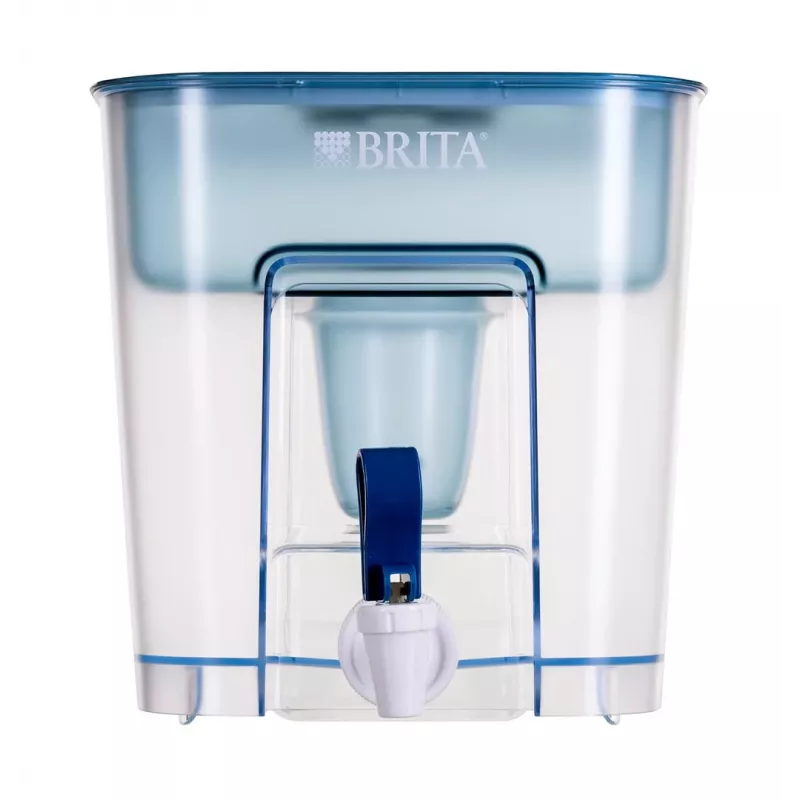 Ūdens filtra dozators BRITA FLOW MAXTRA PRO Pure Performance — 8,2 L, zils, 220×214×304 mm