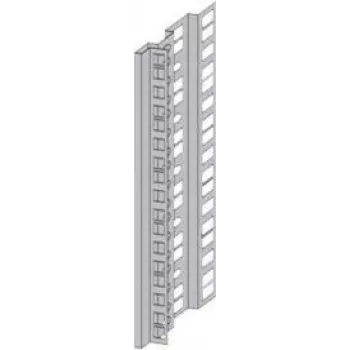 optiRACK 19\-Rasterholme 12 HE ASA Punching (1/2-19\), karsti cinkots (316-120-12)
