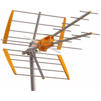 Televīzijas antena TELEVES V+ MIX DVB-T2 U/V REF.149011 ar pastiprinātāju