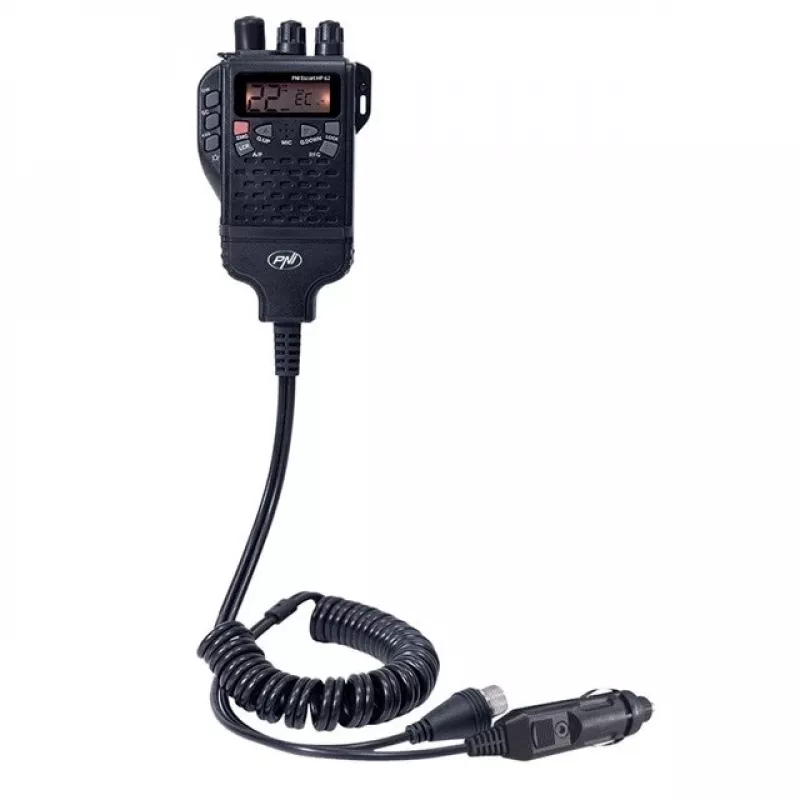 PNI Escort HP62 rokas CB auto radio Melns