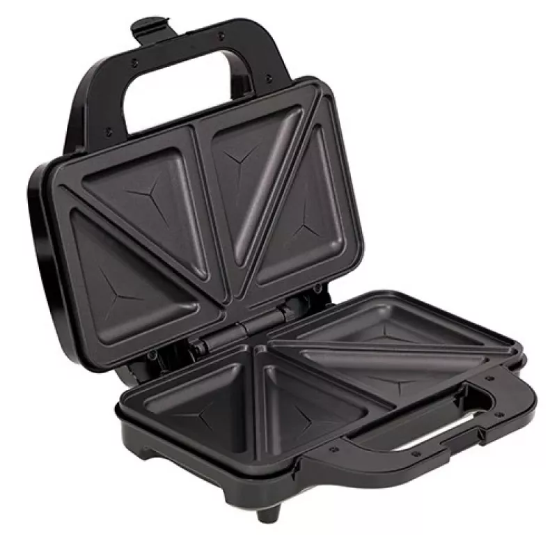 Sviestmaižu automāts Adler AD 3043, 1300 W, nepiedegošas plāksnes, 2 sviestmaizes, 285×152 mm cepamā virsma, melns