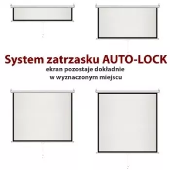Manuāls ekrāns 4:3 daļēji automātisks 120 244x183cm MS-120 4:3