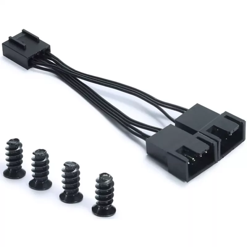 Fractal Design Venturi HP-12 PWM 120 mm korpusa ventilators – melns
