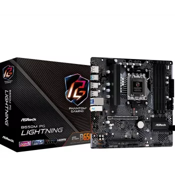 ASRock B650M PG Lightning AM5 Micro-ATX mātesplate