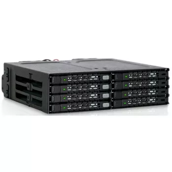 ICY DOCK - ToughArmor - MB998IP-B - 8 slotu 2,5 inch SAS/SATA SSD&HDD (7mm) aizmugures plates modulis