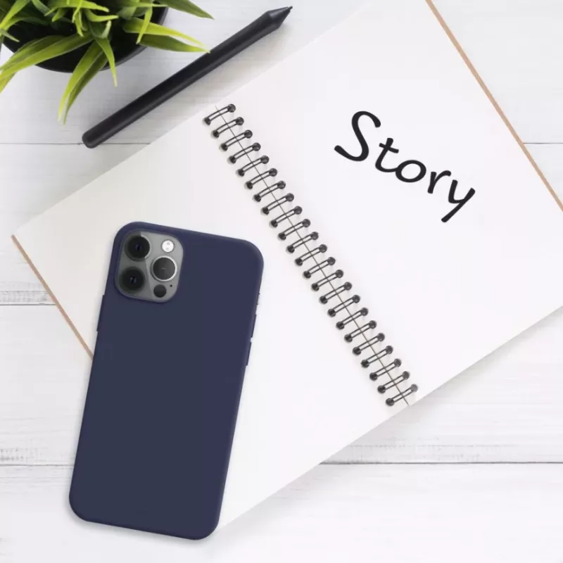 Fixed Story | Aizmugures vāciņš | Apple | iPhone 16 Pro | Gumijots | Zils