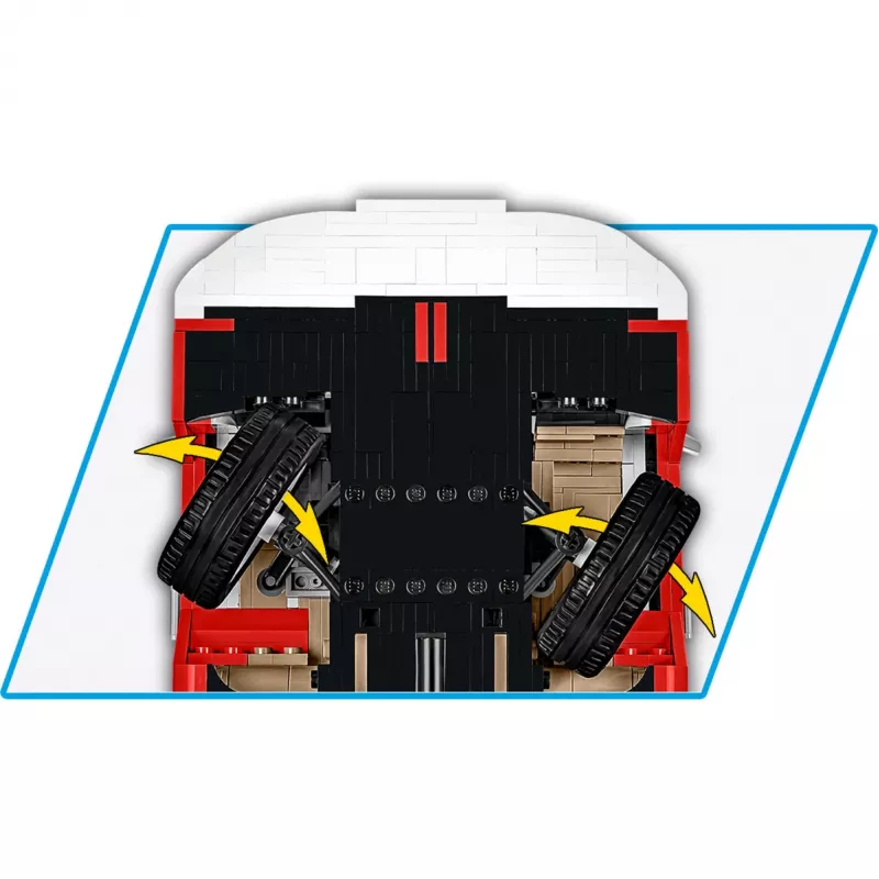 Cobi Cars Scale 1:12 Volkswagen T2a kempera Executive Edition modelēšanas komplekts, mērogā 1:12